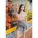 Cap Sleeves Rib Knitted Top 
